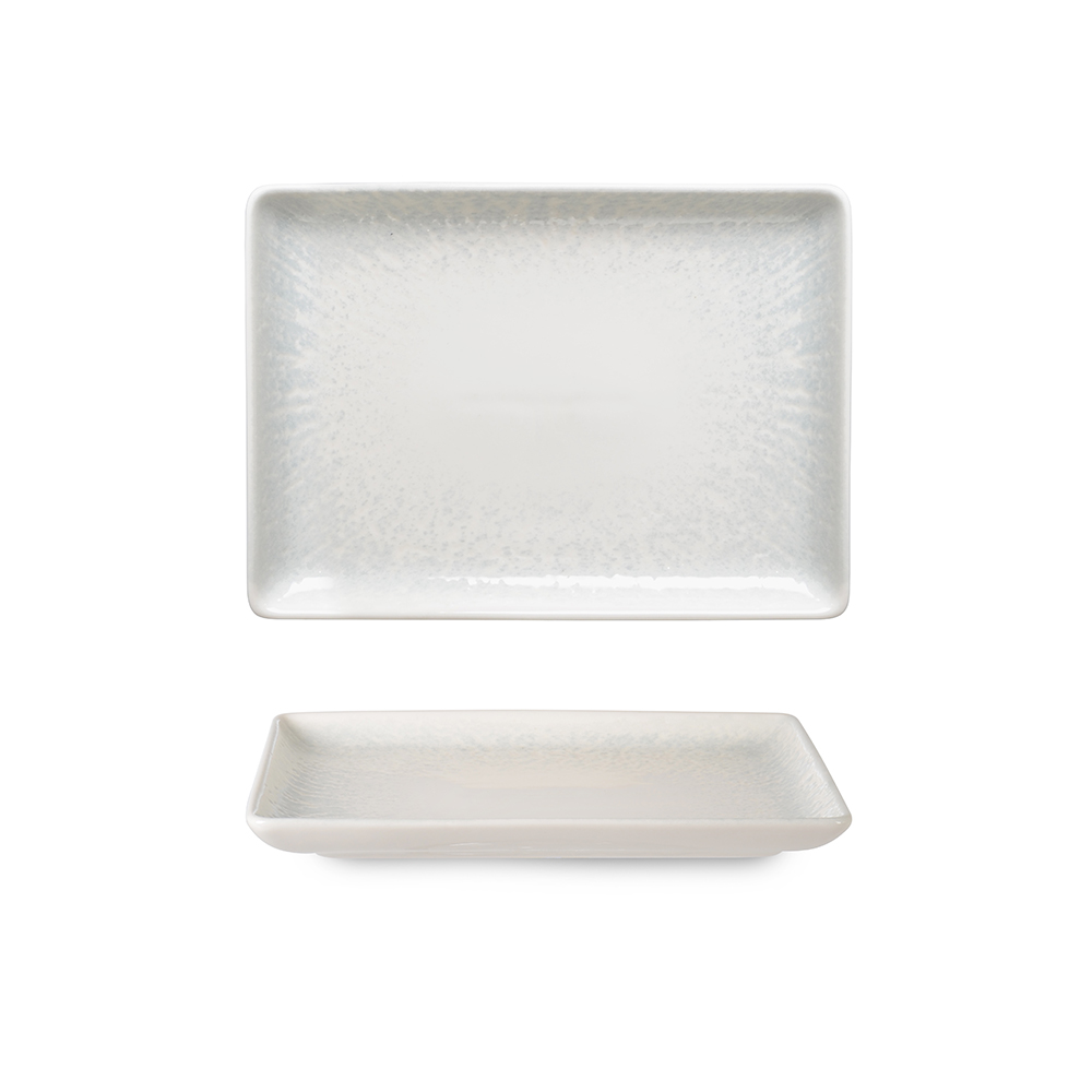 Flora Lapis Rectangular Serving Plate